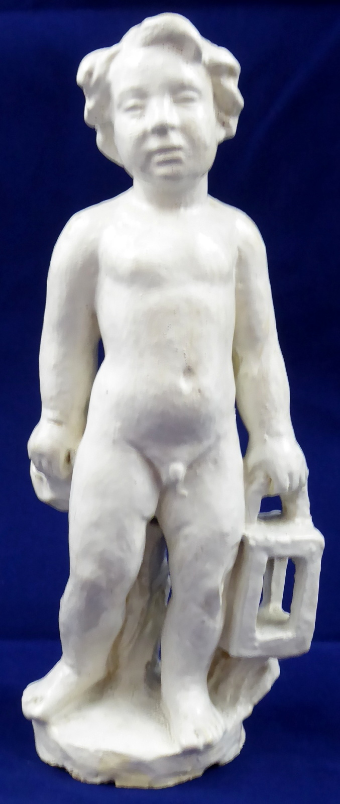 Břetislav Benda- Stojící nahý chlapec s lucernou