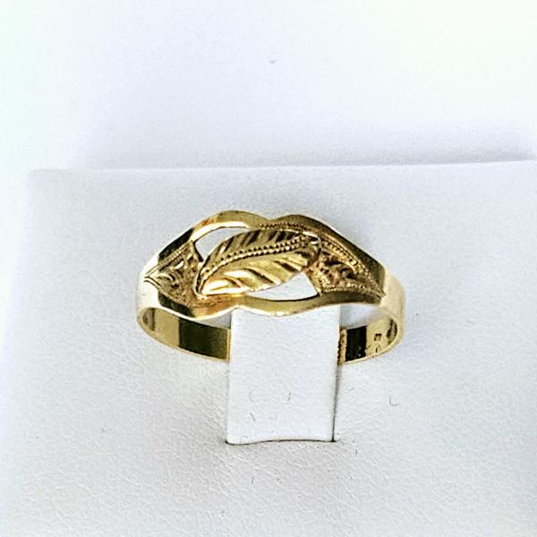 Dámský zlatý prsten – 14 karátů - 2