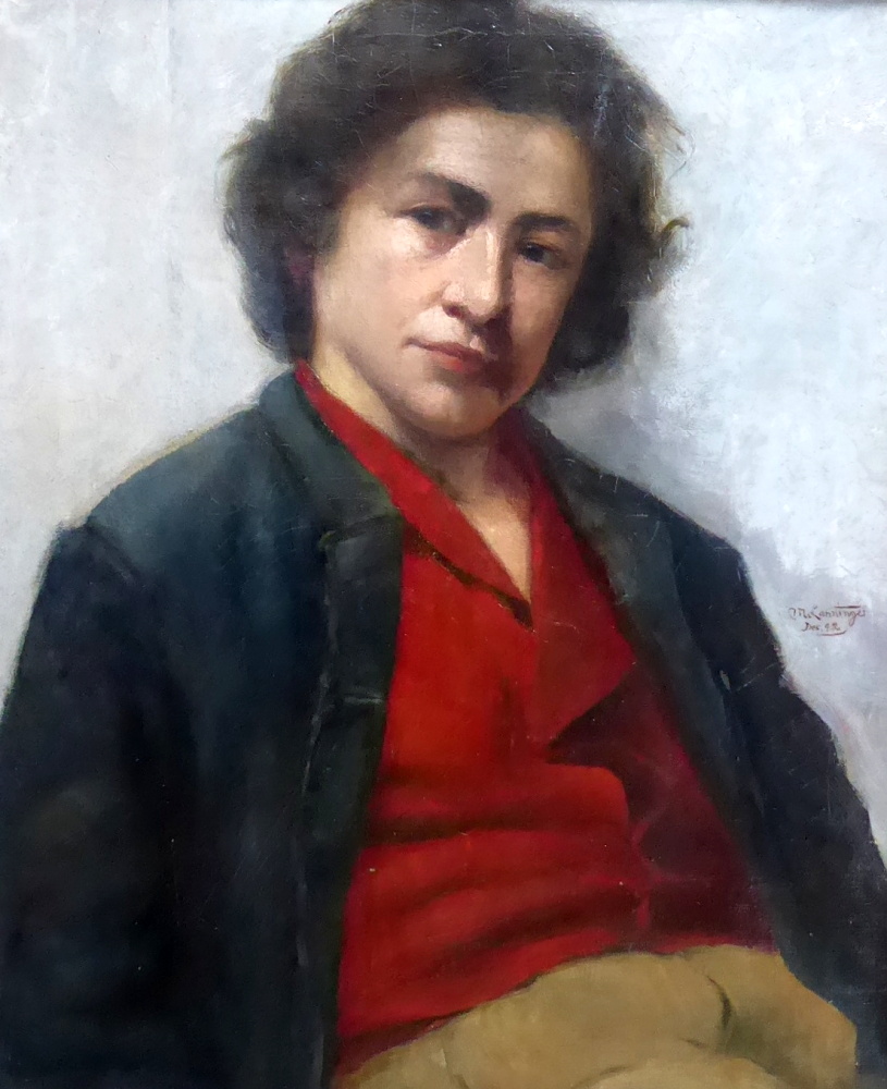 Maximilian Ludwig Lanninger – Sedící umělecký portrét - 2