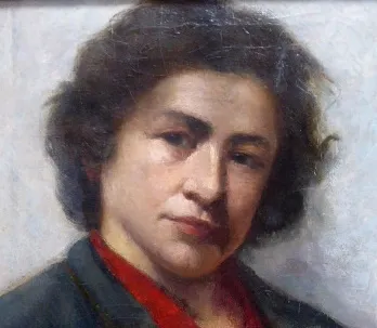 Maximilian Ludwig Lanninger – Sedící umělecký portrét - 3