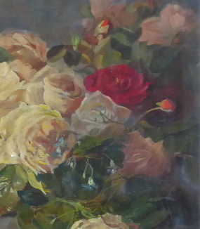 L. Fenclová – Zátiší s květy růží - 3
