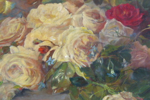 L. Fenclová – Zátiší s květy růží - 4