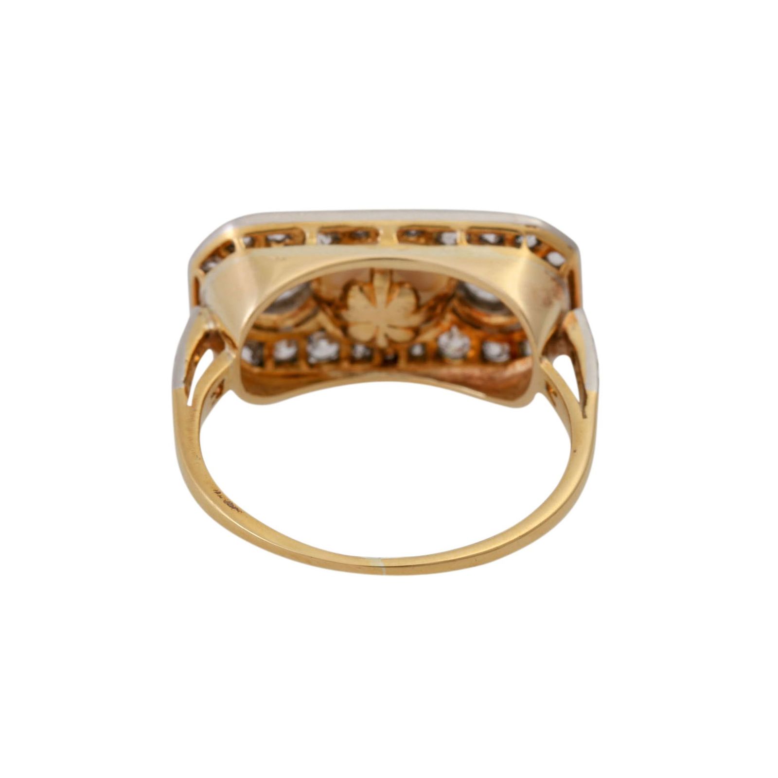 Briliantový prsten s perlou - 3