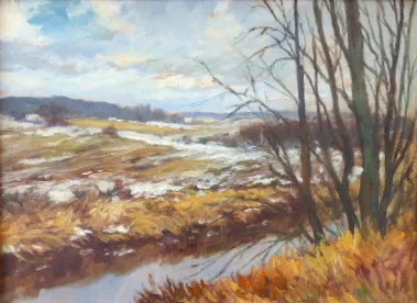 Ludvík Makovec (1912-1989)- První sníh - 2