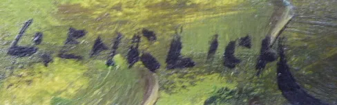 Láďa Ehrlich – Krajina s dvojicí jeřabin - 4