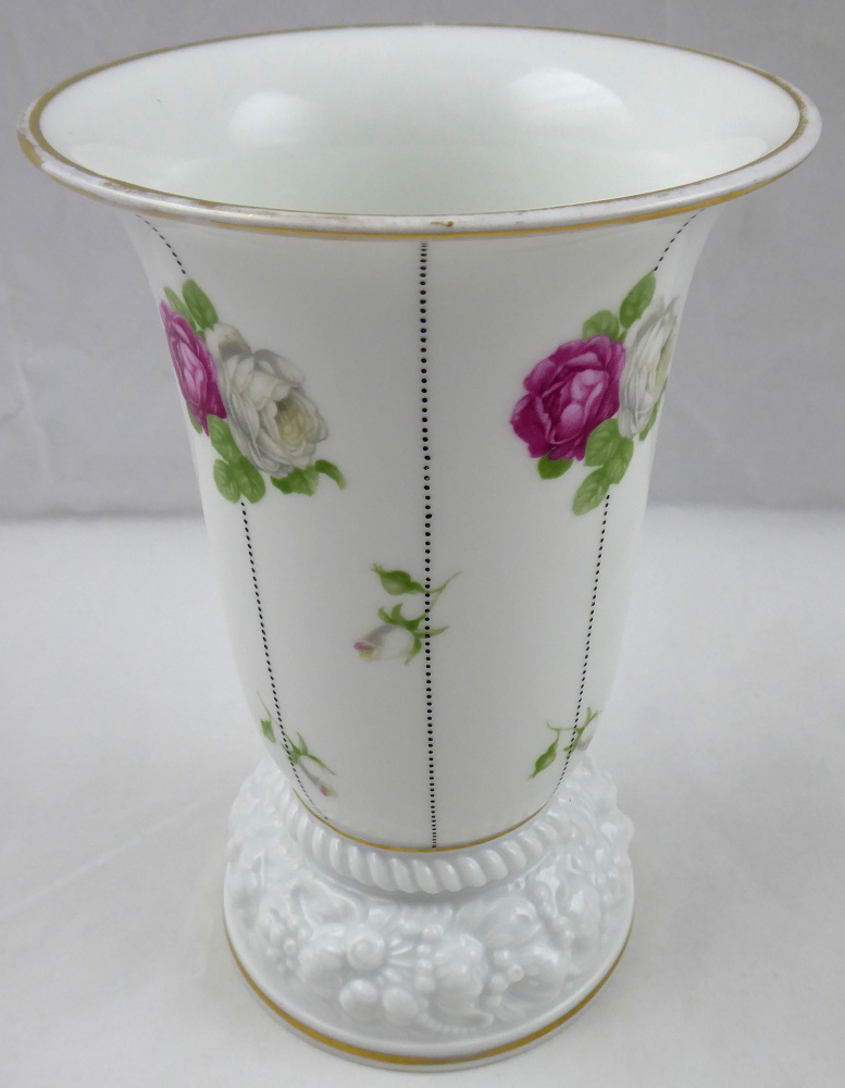 Váza s růžovými a bílými růžemi- Rosenthal - 2