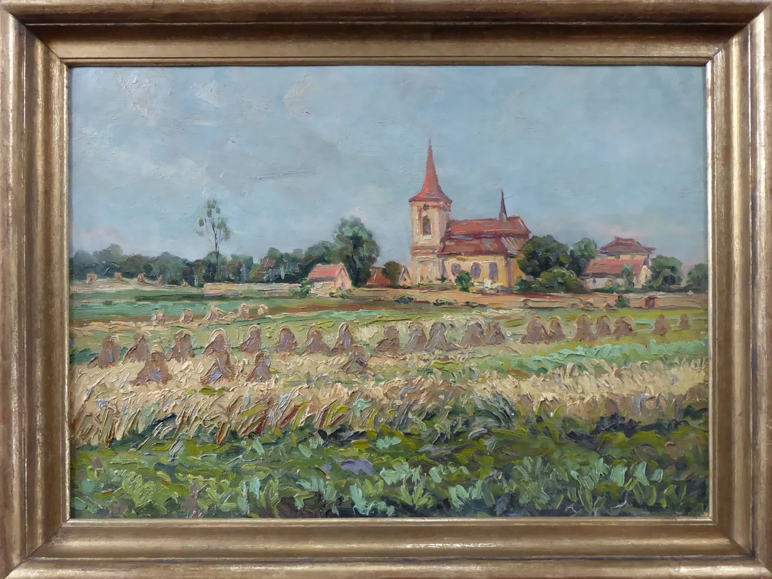 Karel Urbánek – Ve žních u Hrubého Jeseníku