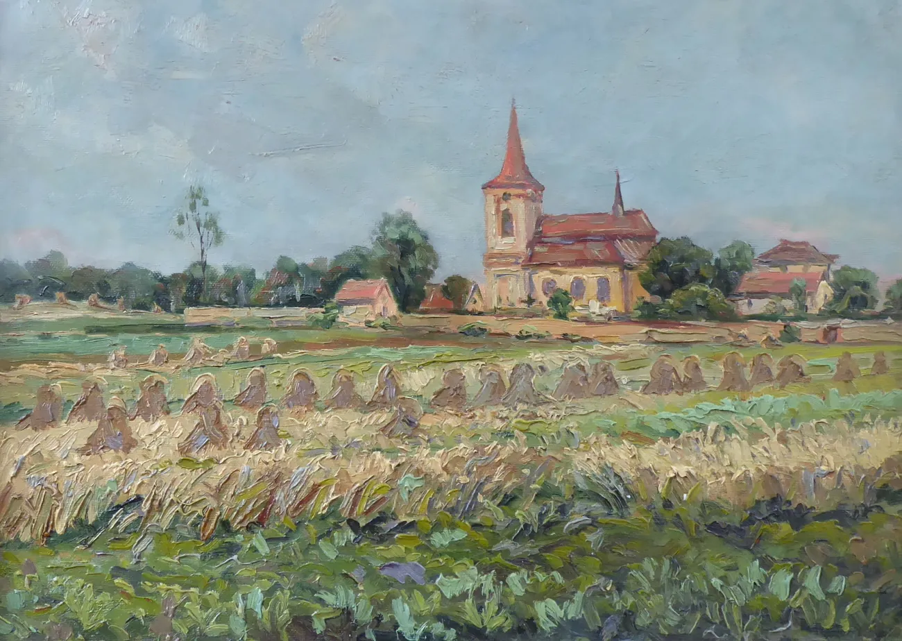 Karel Urbánek – Ve žních u Hrubého Jeseníku - 2