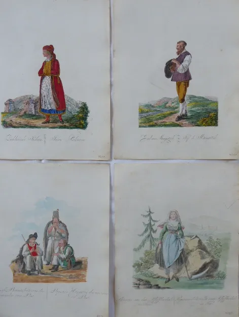 Costumes de la Monarchie Autrichiene – 8 listů - 3