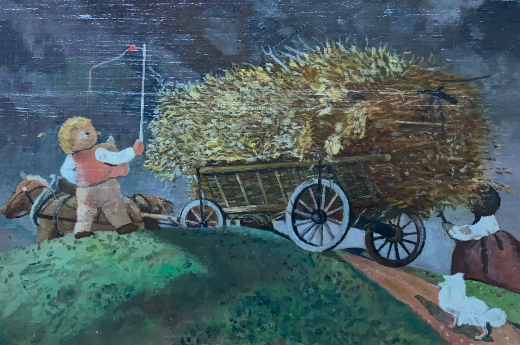 Děti s povozem - 2