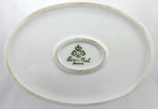 Oválná vyšší dóza s kvítky – Rosenthal - 4