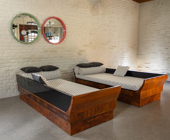 Luxusní art deco sofa – pár - 16
