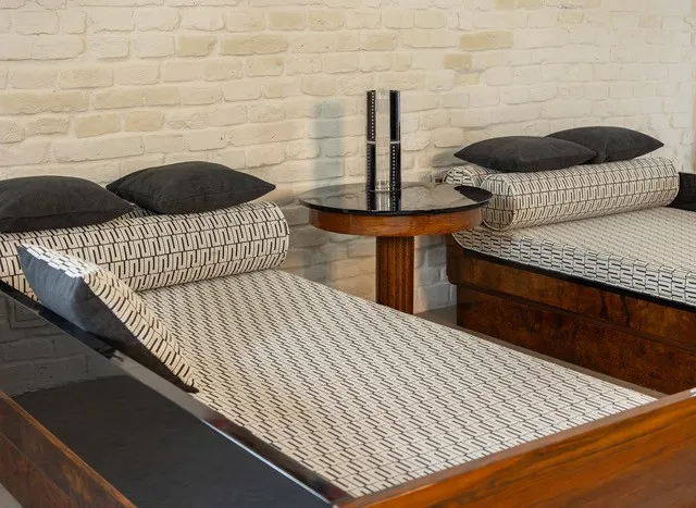 Luxusní art deco sofa – pár - 18