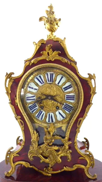 Francouzské rokokové stolní hodiny - 2