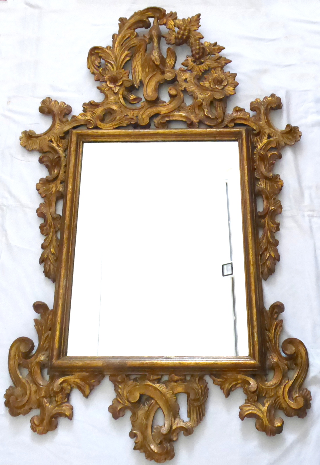 Zlacené zrcadlo v raně barokním stylu