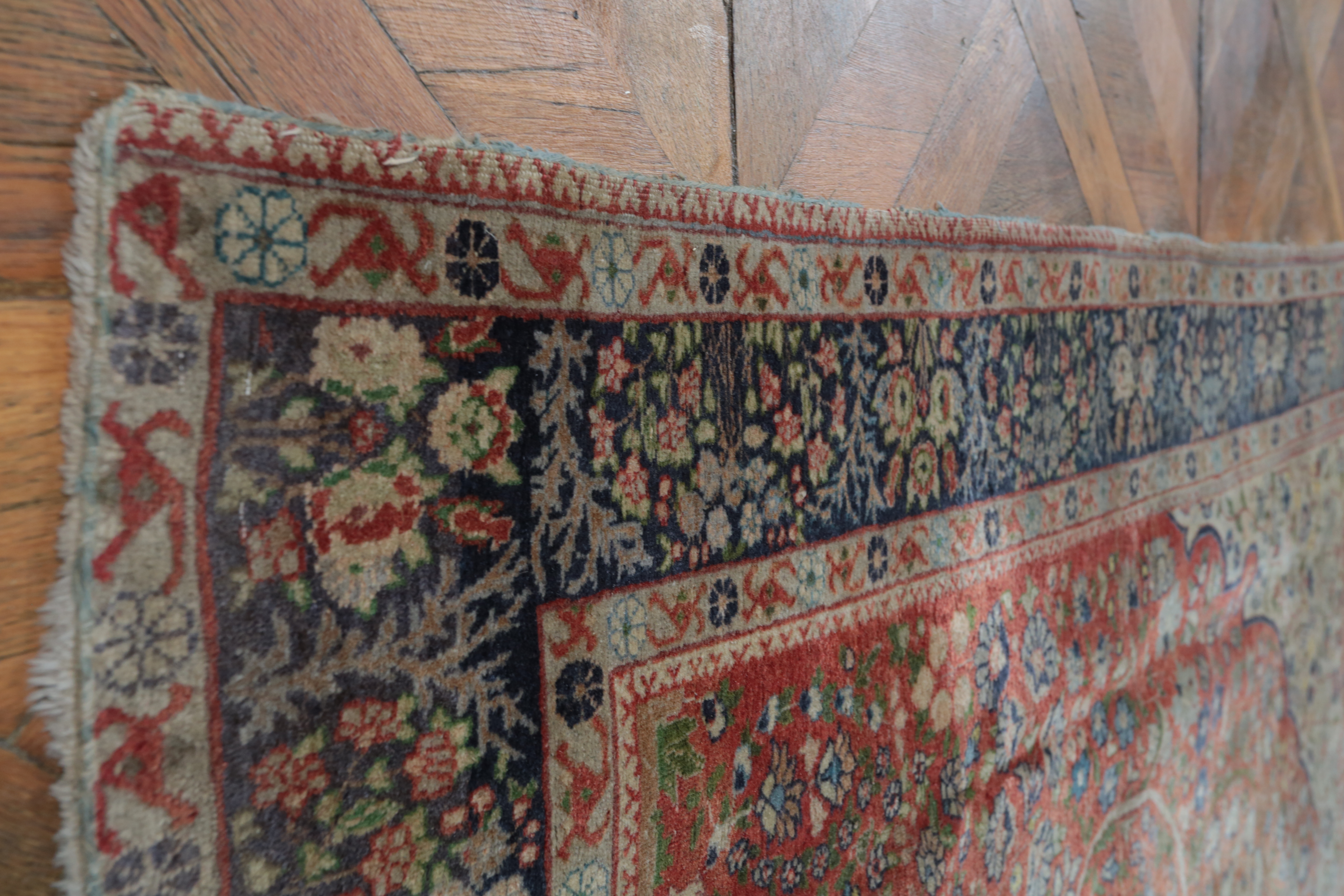 Starožitný koberec Tabriz z 19. století - 3