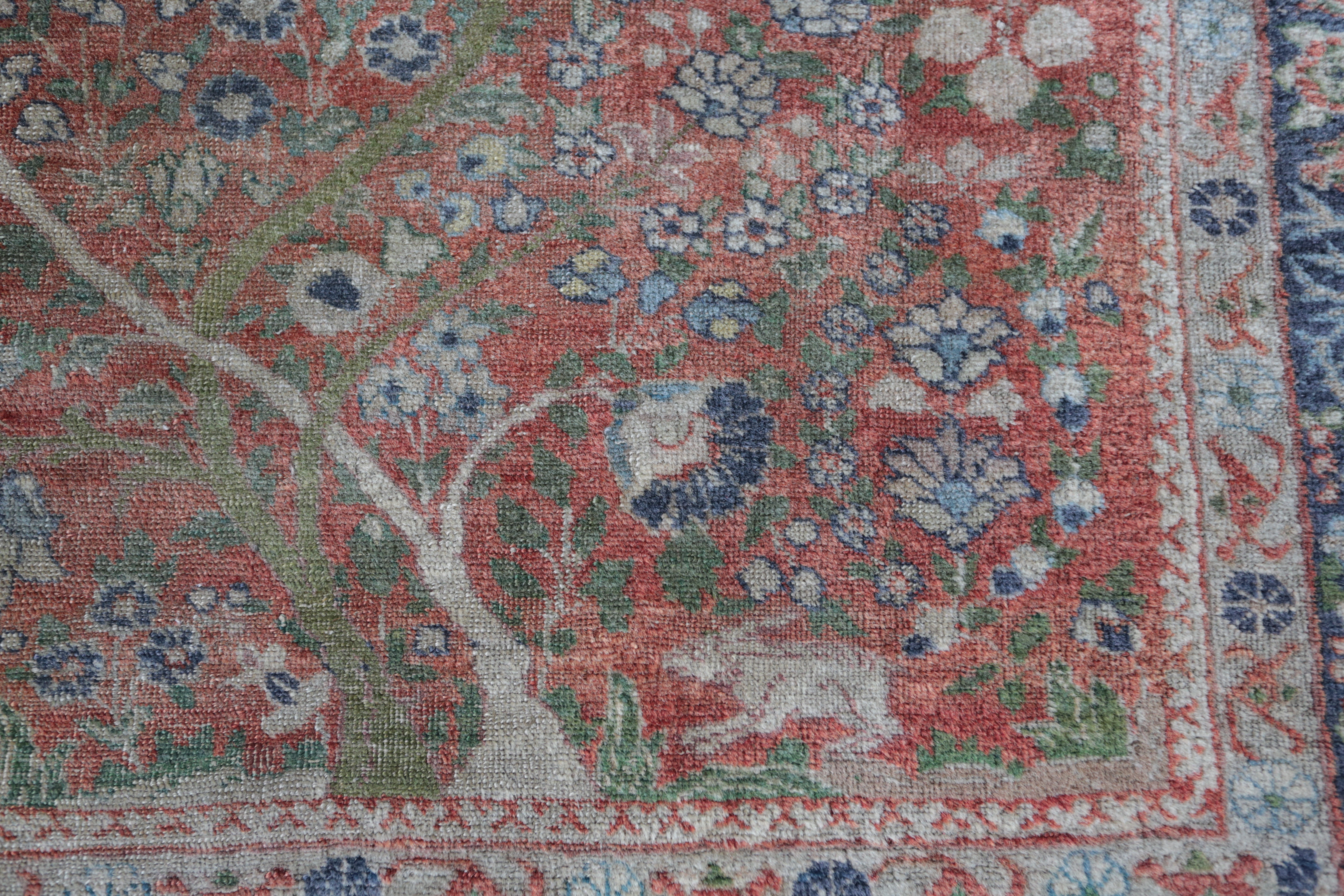 Starožitný koberec Tabriz z 19. století - 5