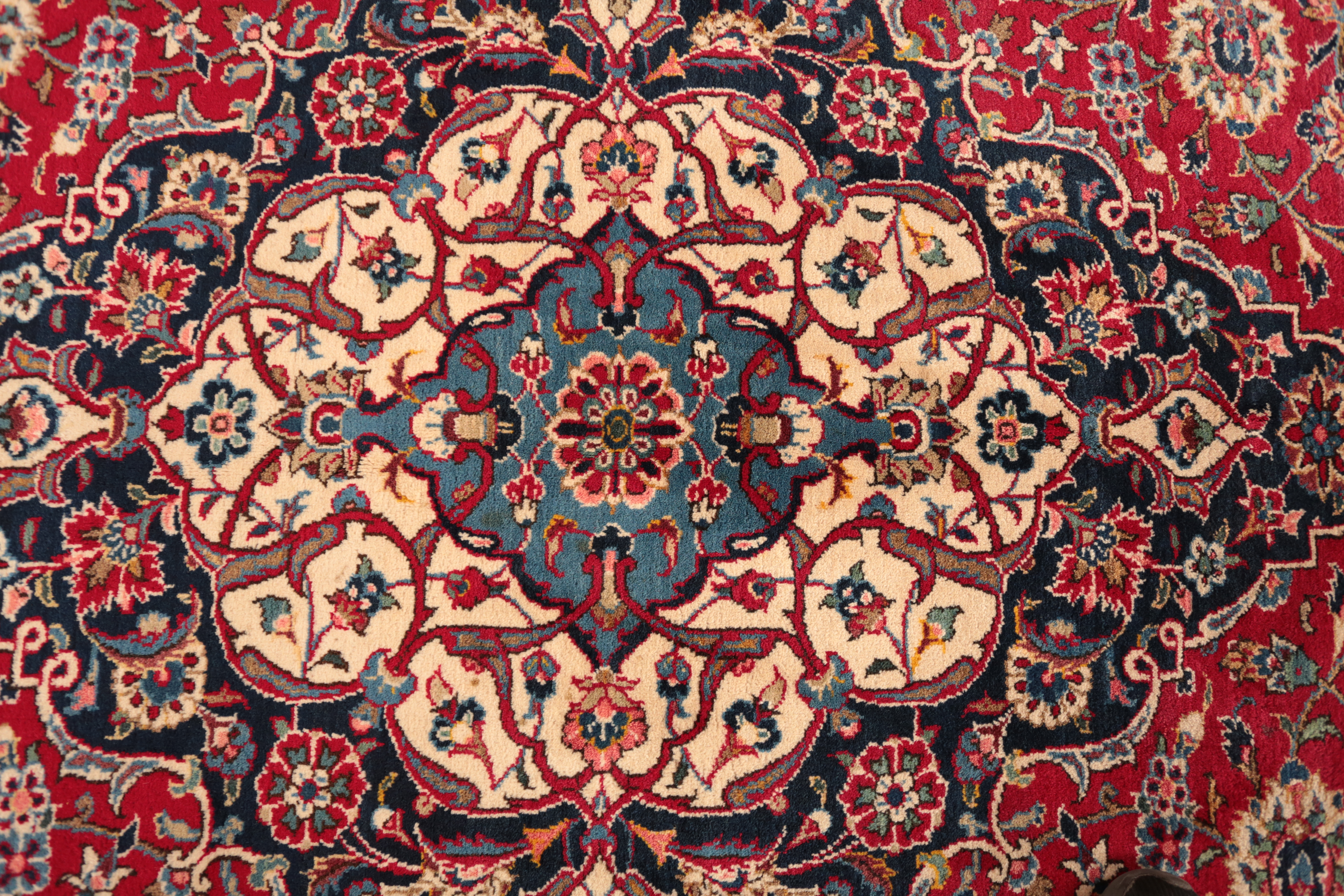 Velký perský koberec Kashan, signovaný 451 x 325 cm - 7