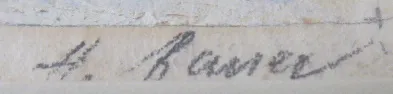 Hubert Bauer (nar. 1905) – Zimní krajina s povozem - 5