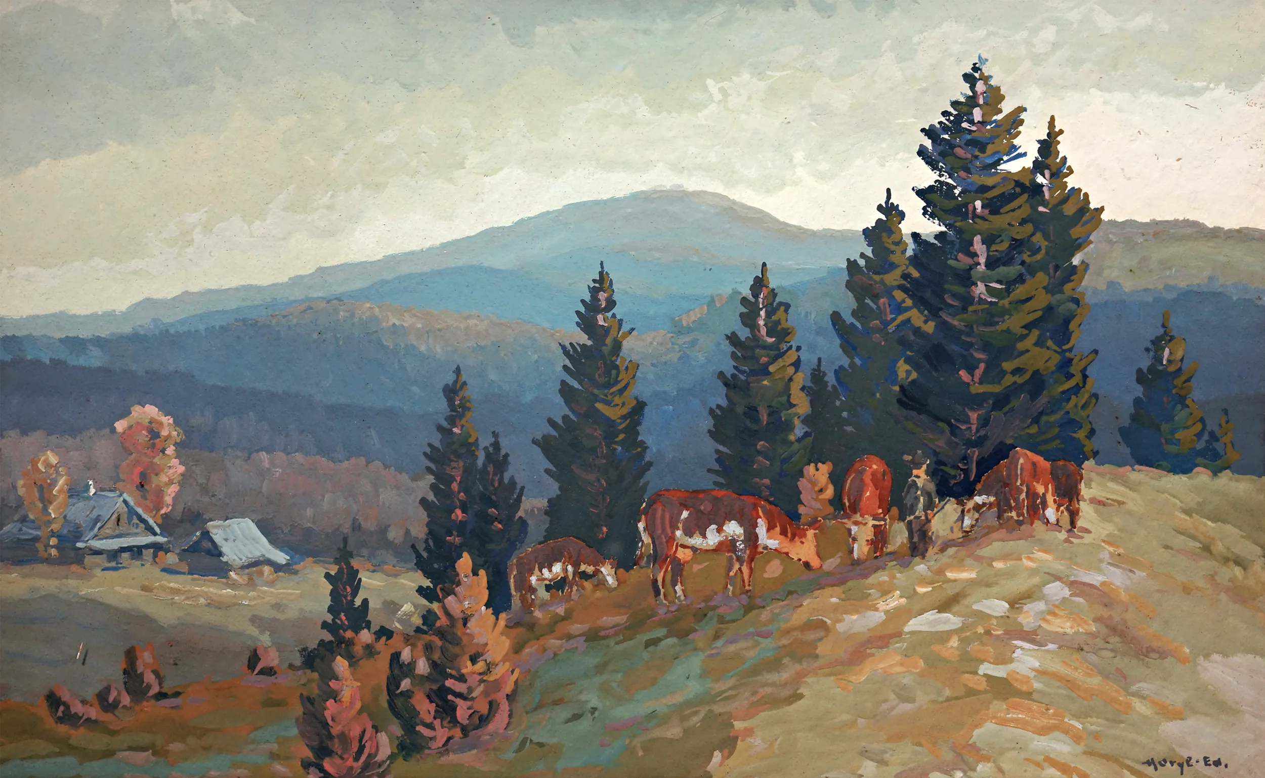 Eduard Horyl – Na pastvě - 2