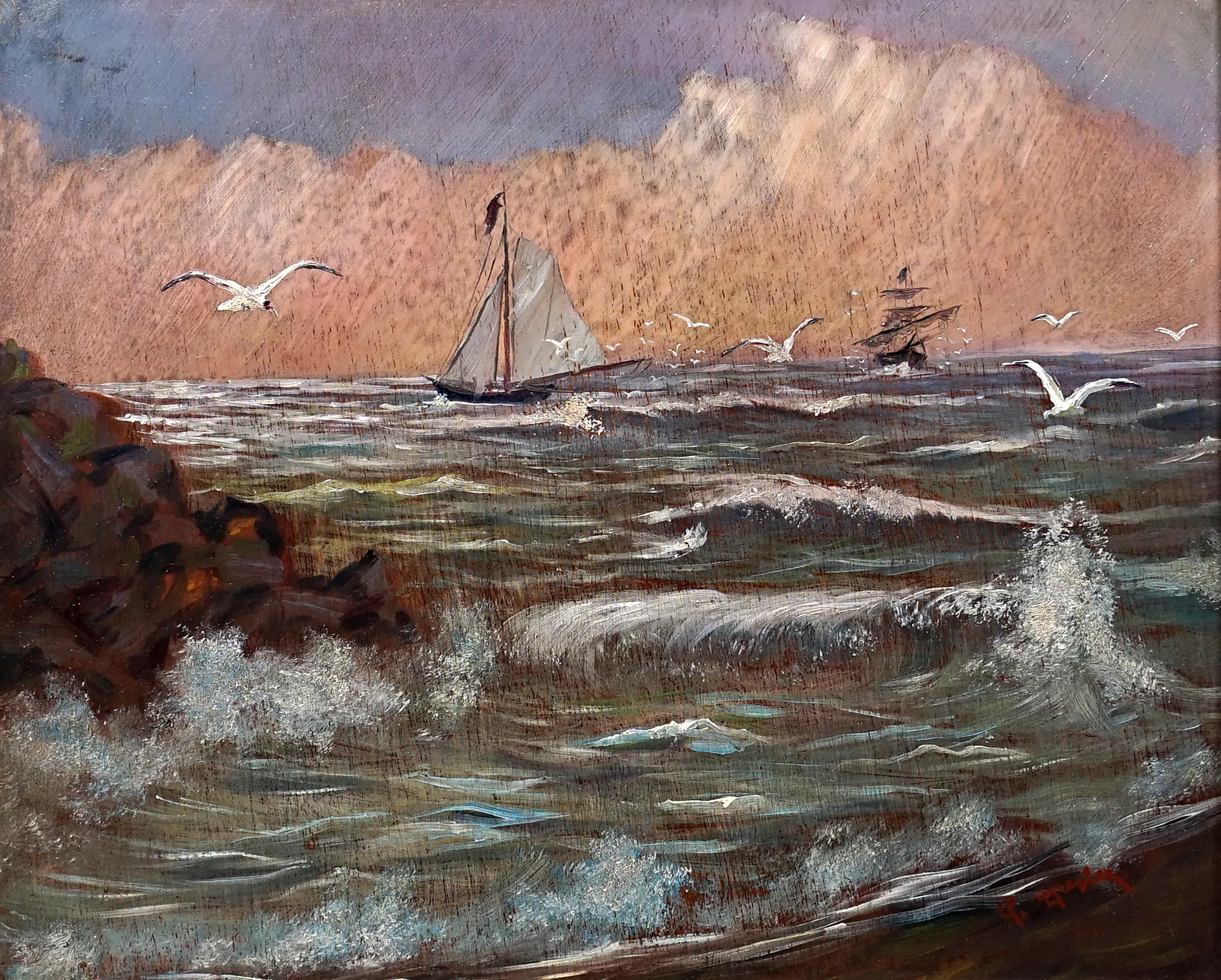 Rozbouřené moře - 2