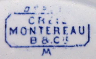 Fajánsový talíř – Barluet & Cie. , Creil - 5