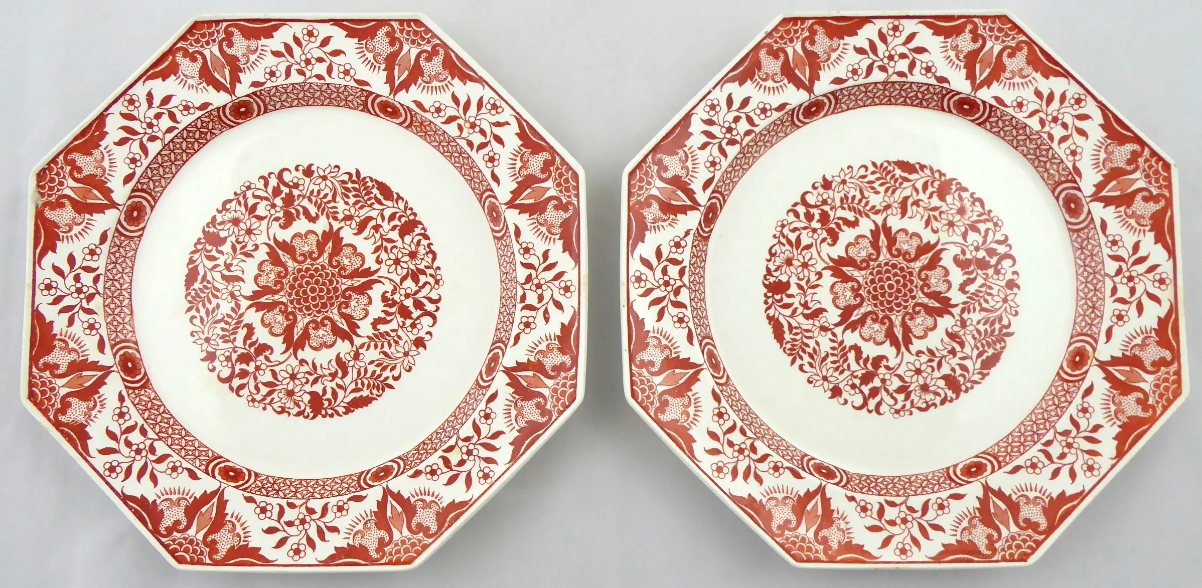 Párové hraněné talíře – Denmark, Minton