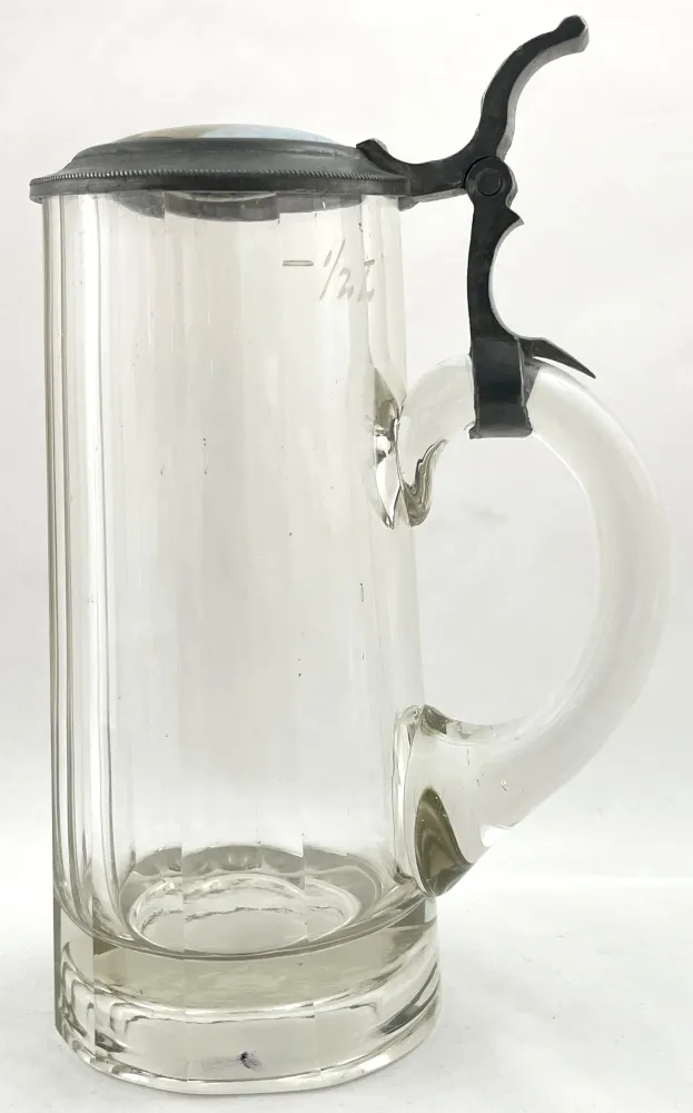Skleněný korbel s tetřevem - 2