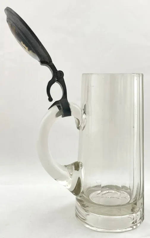 Skleněný korbel s tetřevem - 3