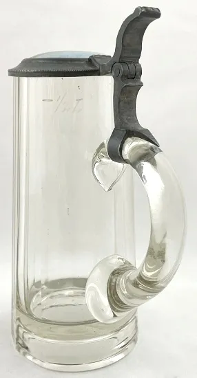 Skleněný korbel s tetřevem - 4