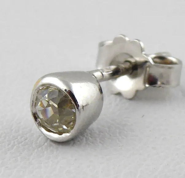 Briliantové zlaté náušnice – 0,30 ct - 4