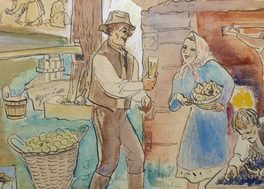 Marie Vejvodová Vořechová – Podzimní úroda - 3