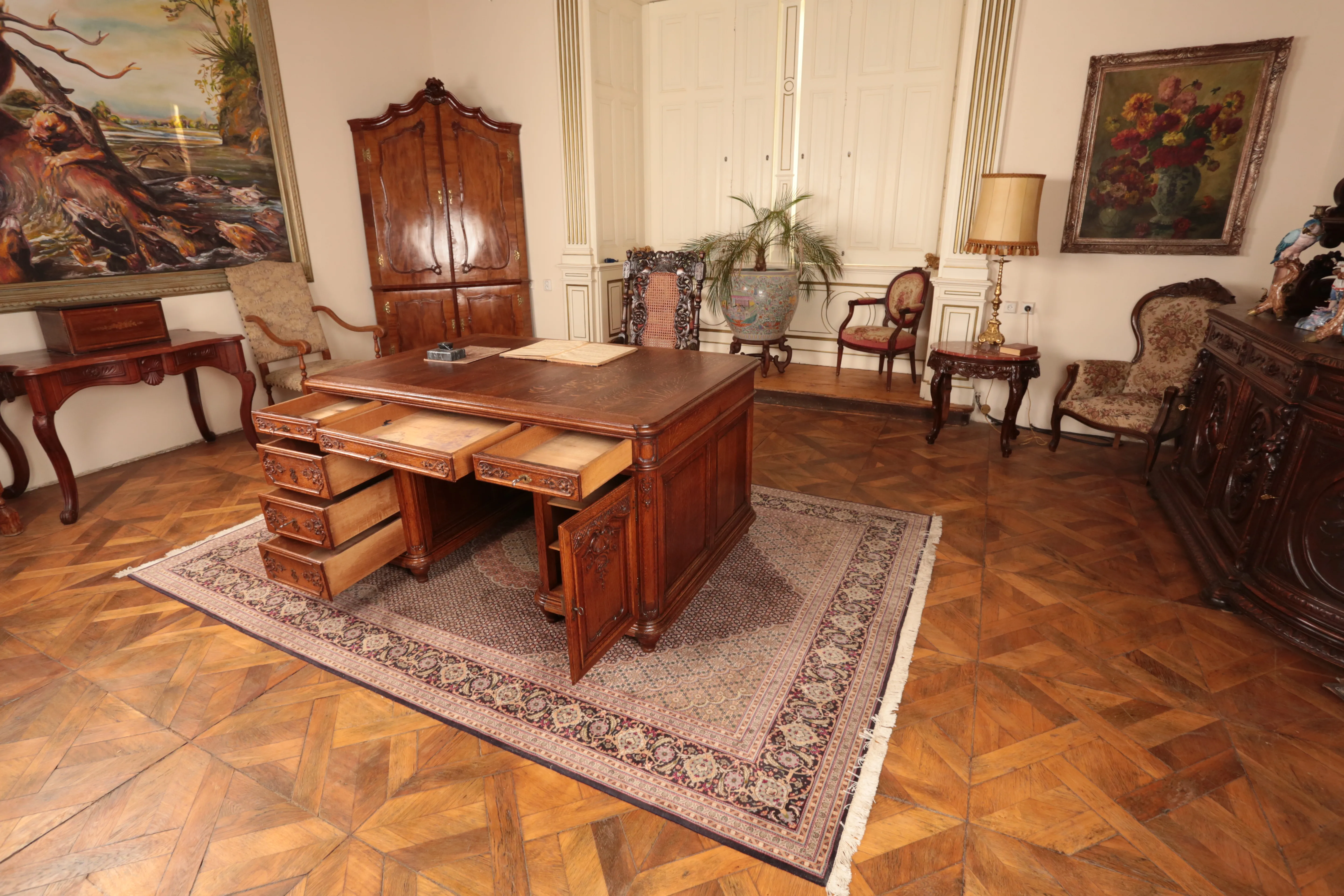 Velký partnerský – Lutyšský psací stůl - 5
