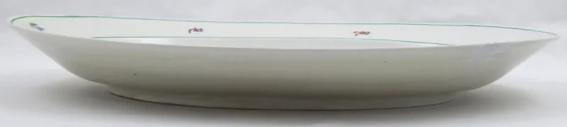 Velká oválná mísa s kvítky – Vídeň, rok 1809 - 3
