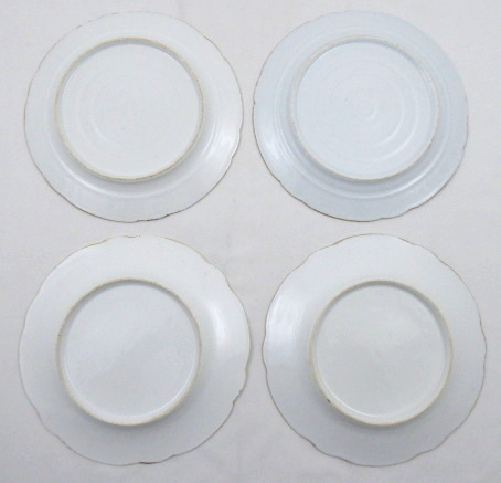 Variace čtyř talířů s malovaným ovocem - 4