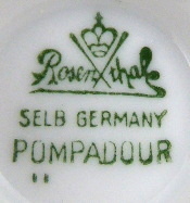 Zlacený moka šálek – Rosenthal, Pompadour - 5