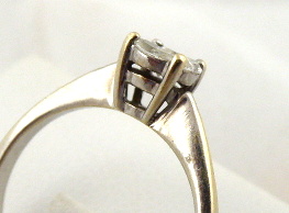 Prsten s pěti diamanty Princes a Naveta - 4