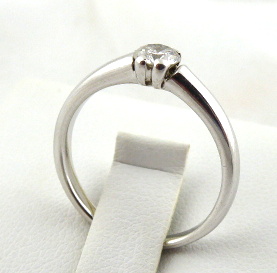 Zlatý prsten z bílého zlata s diamantem 0,40 ct - 3