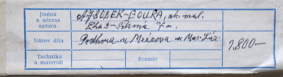 Antonín J. Bobek Boura – Podhora u Mrázova u Mar. Lázní - 5