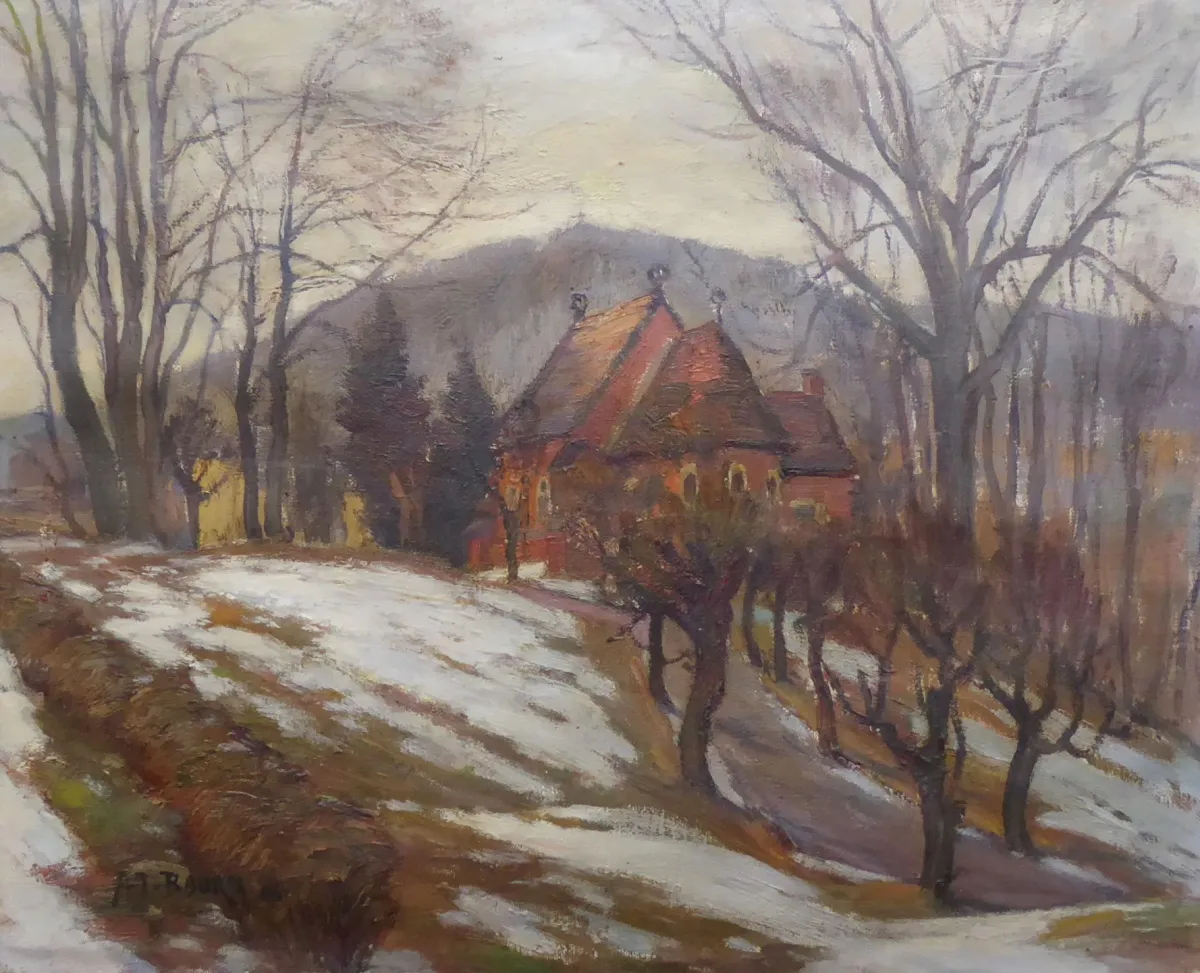 Antonín J. Bobek Boura – Anglikánský kostel u Mar. Lázních - 2