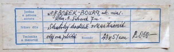 Antonín J. Bobek Boura – Anglikánský kostel u Mar. Lázních - 6