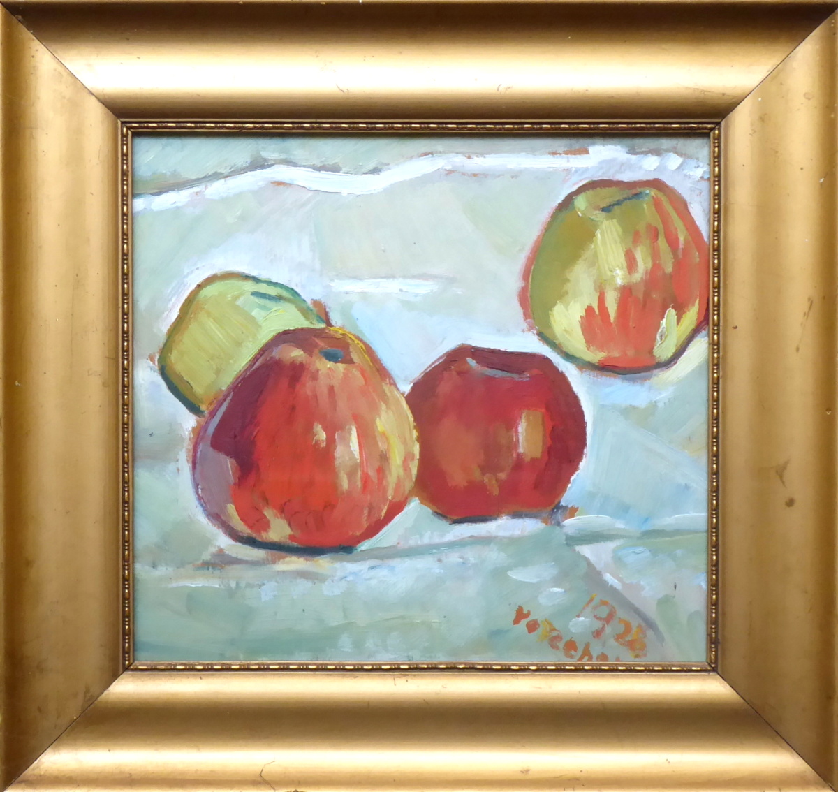 Marie Vejvodová Vořechová – Zátiší s jablky