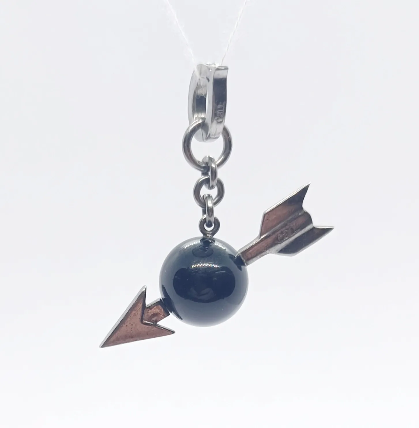Art deco přívěsek s onyxem - 3
