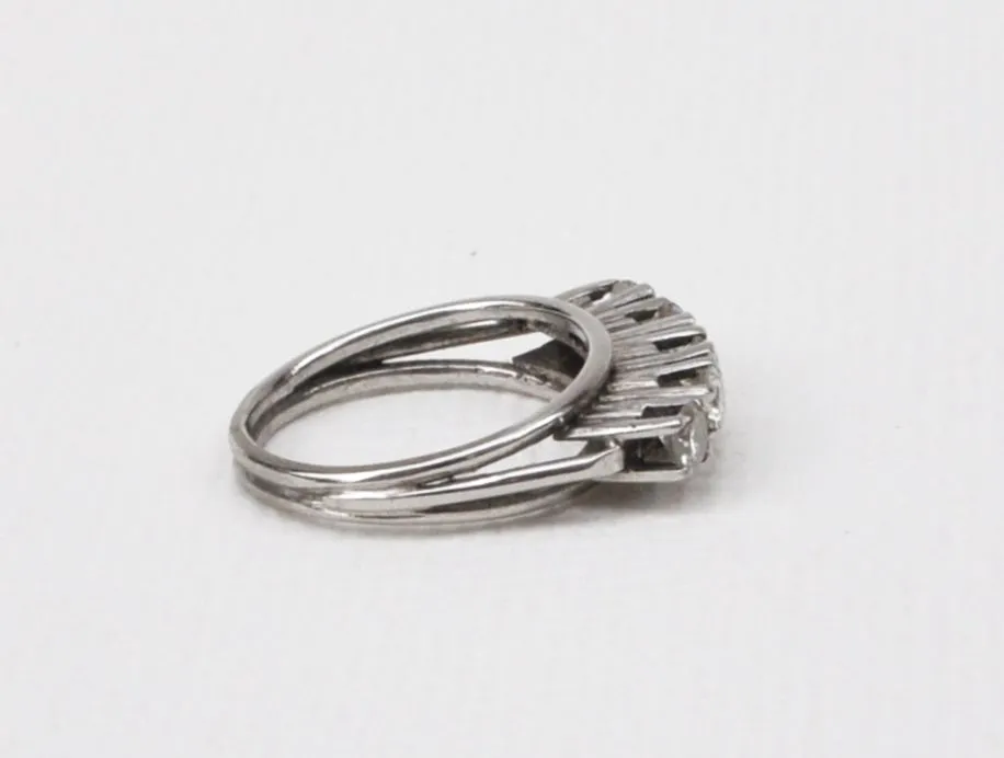 Zlatý prsten s diamanty, 0,71 ct - 6