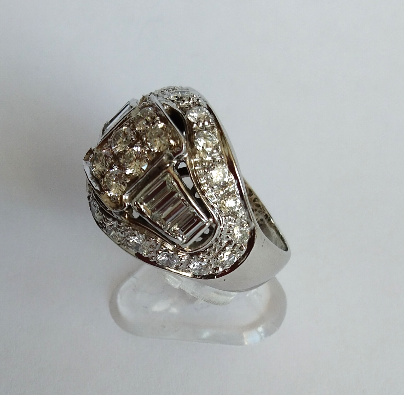 Zlatý prsten s diamanty, 1,98 ct - 3