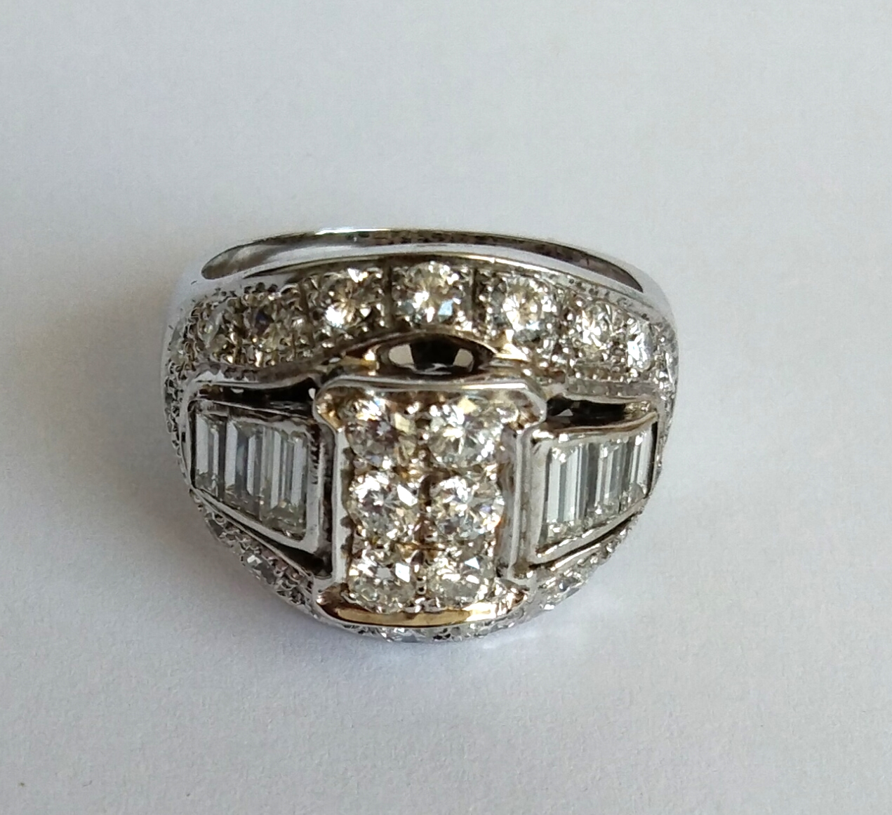 Zlatý prsten s diamanty, 1,98 ct - 6