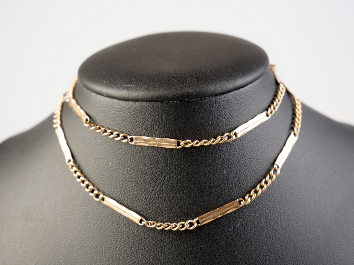 Zlatý řetízek (náhrdelník) – délka 40,5 cm - 2