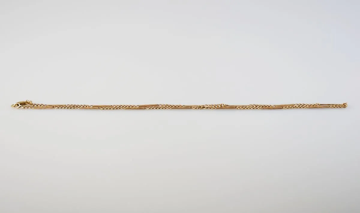 Zlatý řetízek (náhrdelník) – délka 40,5 cm - 4