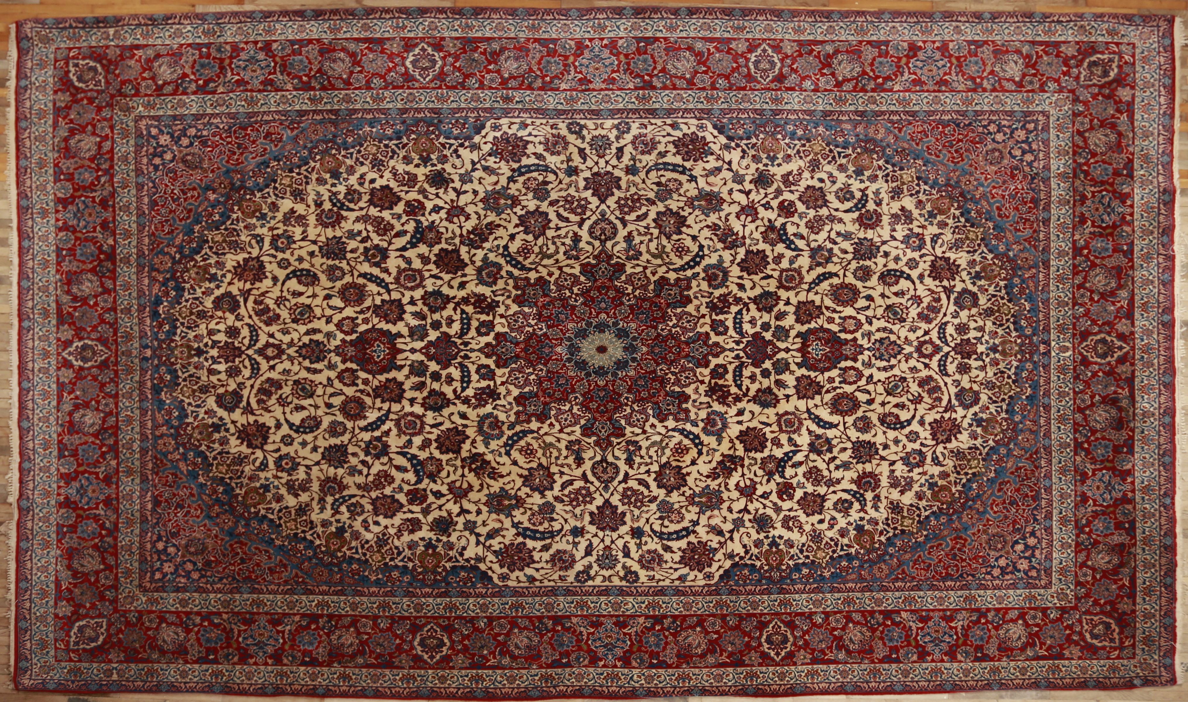 Perský koberec Isfahan 400 X 260 cm milion uzlíků na m2 - 1