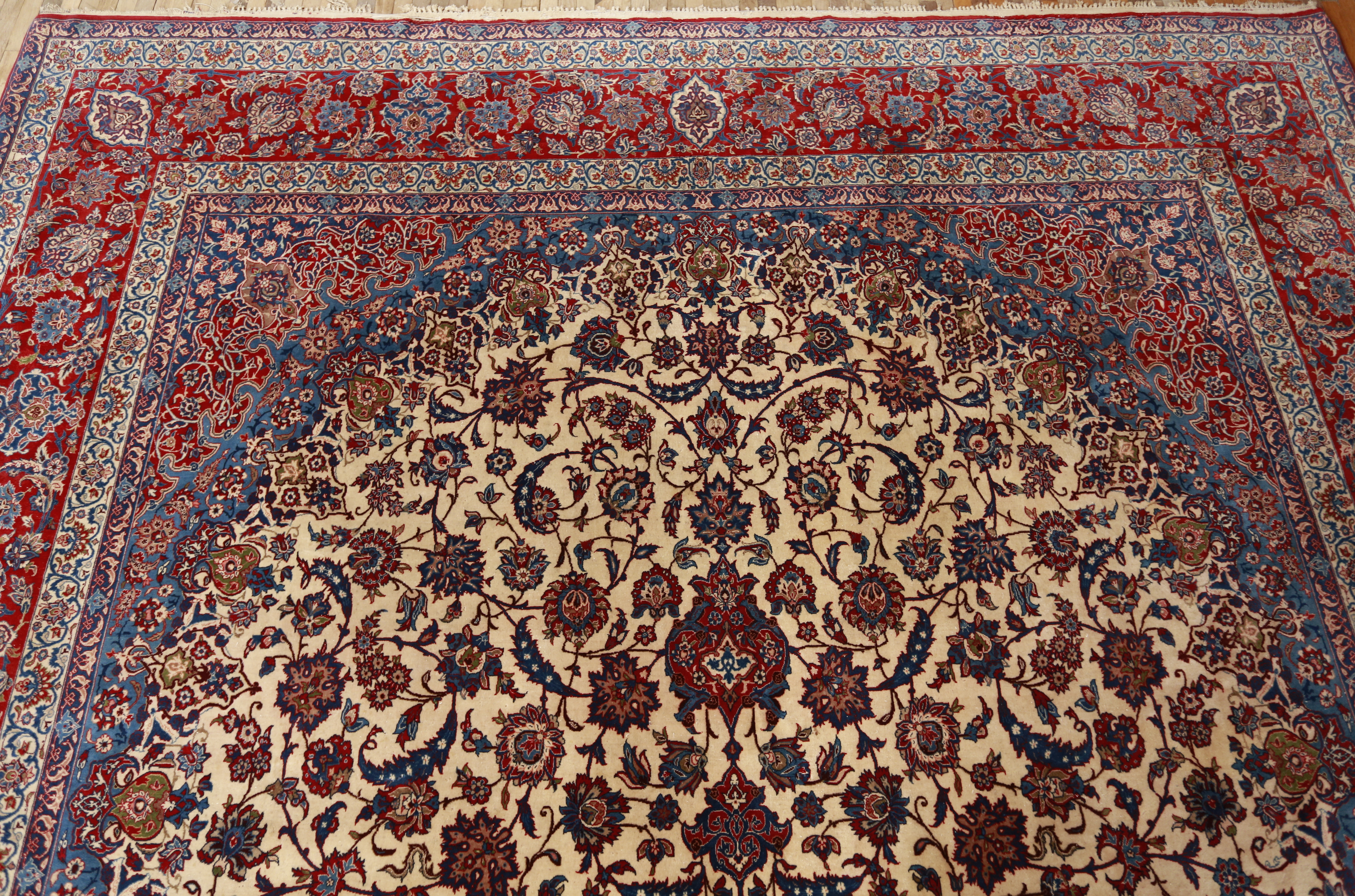 Perský koberec Isfahan 400 X 260 cm milion uzlíků na m2 - 12